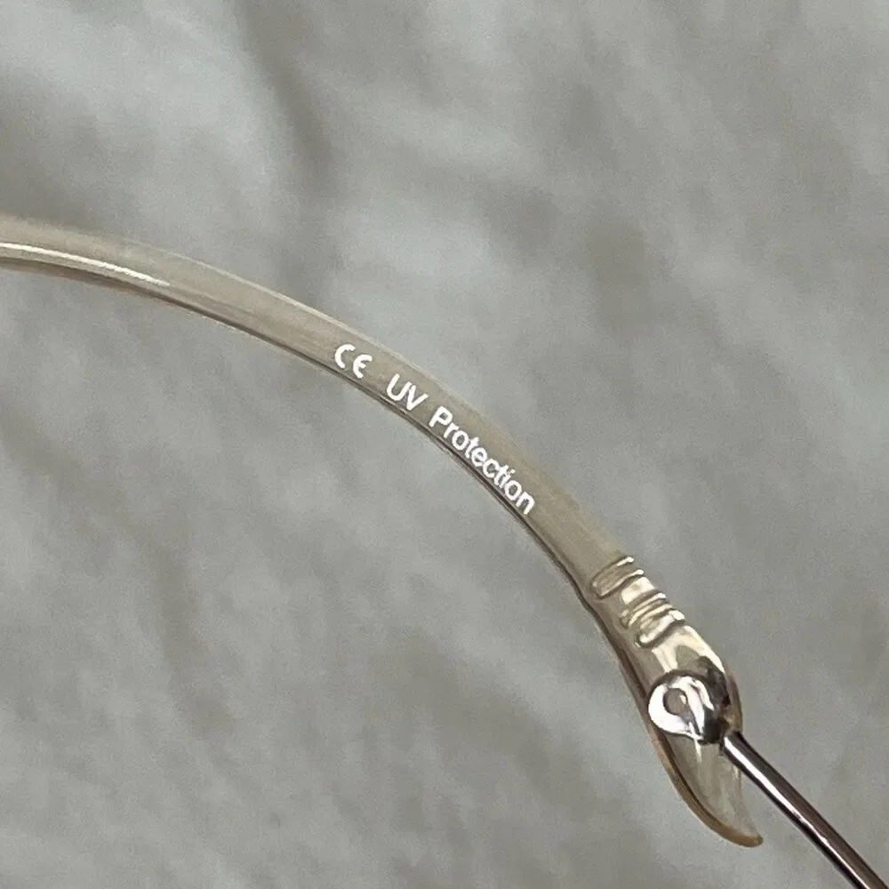 Jean Paul Gaultier JPG 58-0076 Sunglasses Silver Wire Frames Oval Lens UV - Picture 9 of 14